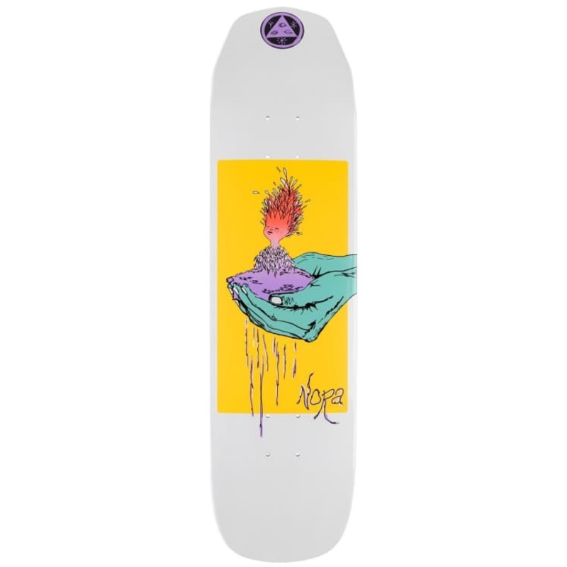 WELCOME DECK – NORA VASCONCELLOS “SOIL” ON WICKED PRINCESS WHITE DIP (8.125″) 8.125″