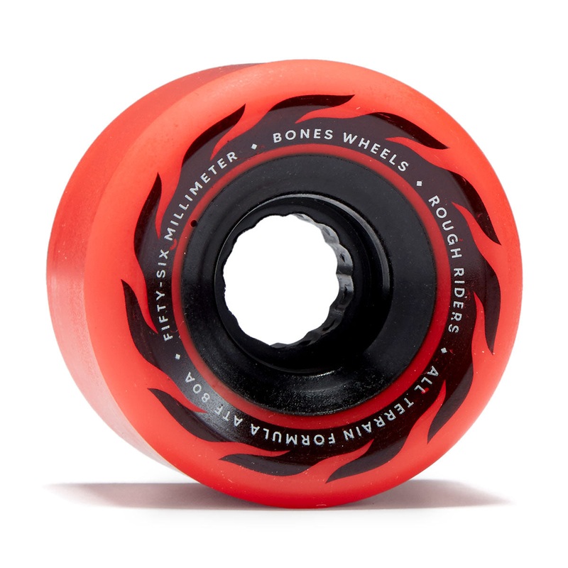 BONES WHEELS ATF ROUGH RIDERS ETERNAL FLAME 80A RED (56MM/59MM) 56MM