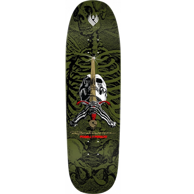Powell Peralta Skull and Sword Flight 2 Skateboard Deck – 9.26