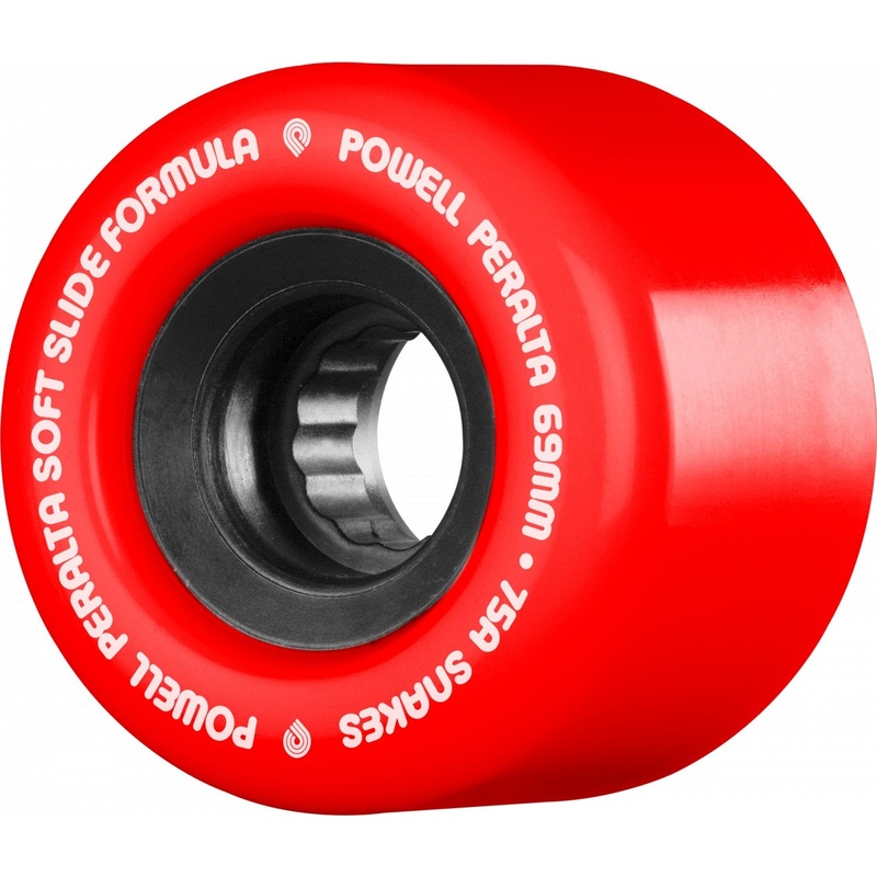 Powell Peralta Wheels Snakes 69mm 75a – Red (Set of 4)