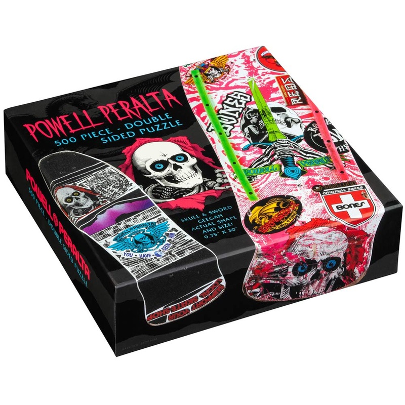 POWELL SKULL & SWORD GEEGAH DOUBLE SIDED PUZZLE