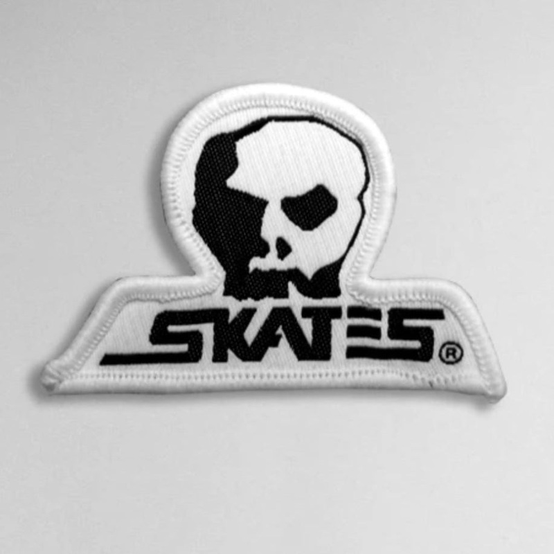 SKULL SKATES LOGO WOVEN PATCH SMALL
