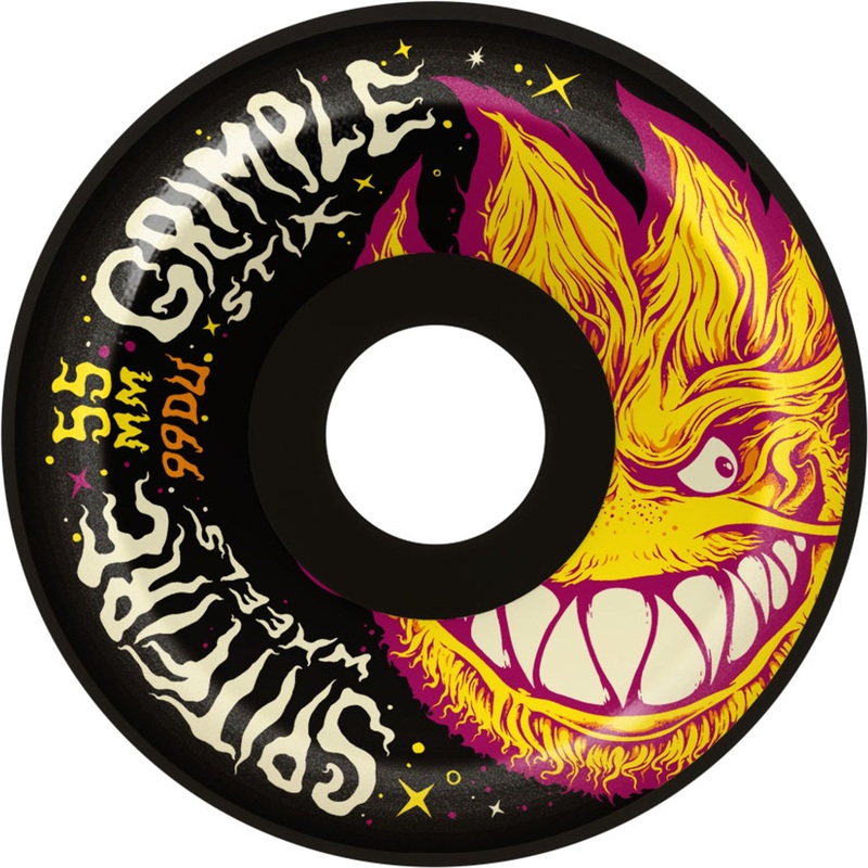 SPITFIRE WHEELS X GRIMPLE FORMULA FOUR GRIMPLEHEAD LOCK-IN FULL BLACK 99D (55MM) 55MM