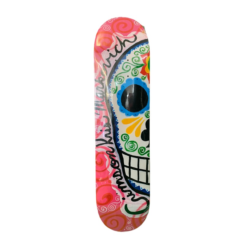 Crimson Kris Markovich Muertos Skull 7.8″ Classic Skateboard Deck