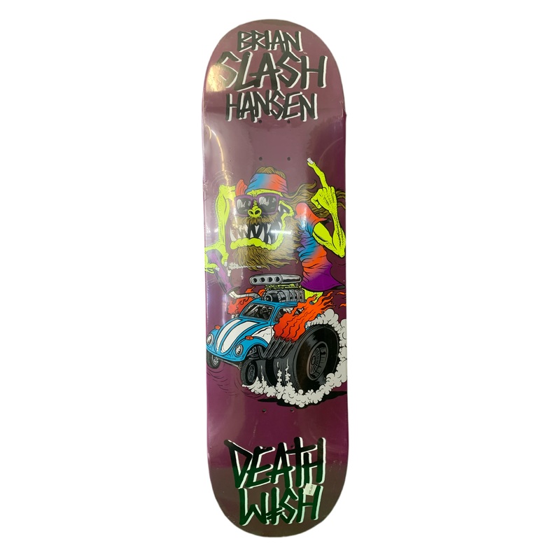 Deathwish Brian Slash Hansen Creeps Purple 8.5″ Classic Skateboard Deck