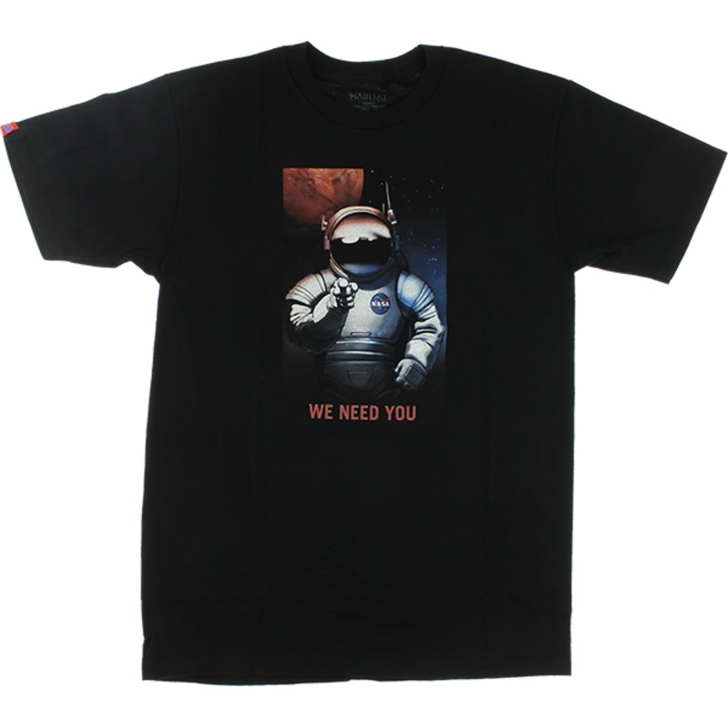 HAB NASA WE NEED YOU SS BLACK S