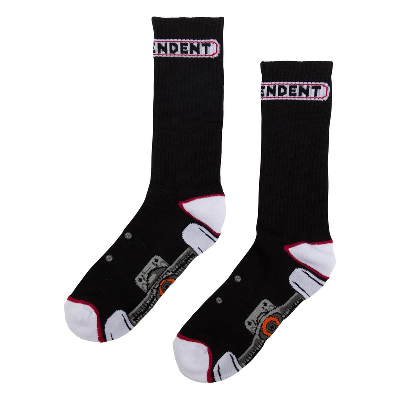 INDEPENDENT TRUCK CREW SOCKS BLACK