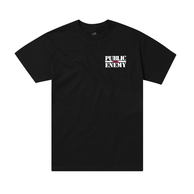 Lakai Public Enemy Sniper Logo SS Tee – Black S Black
