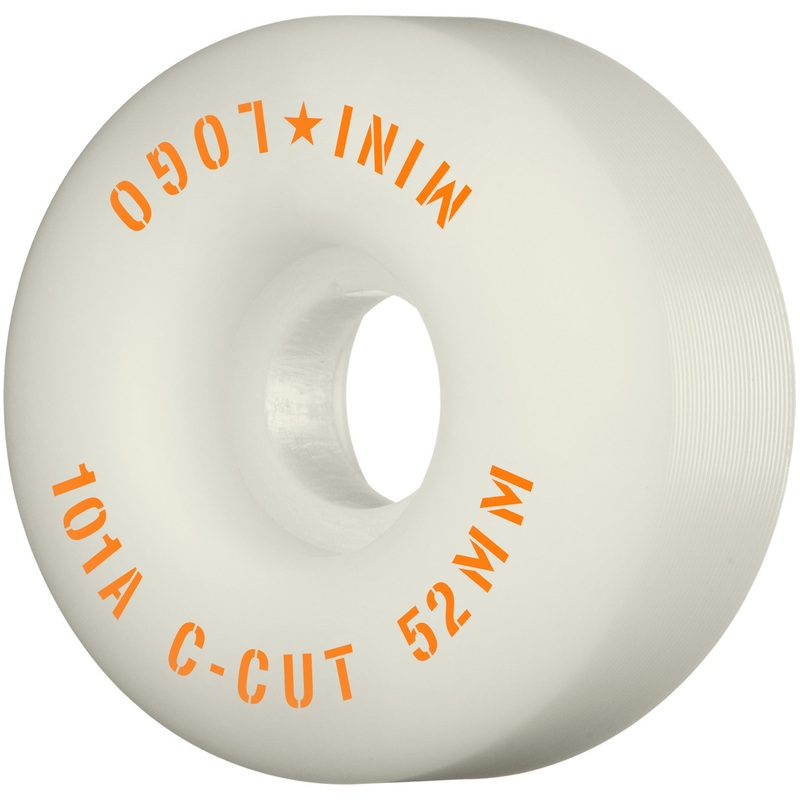 Mini Logo Wheels C-Cut 2 52mm 101a – White (Set of 4)