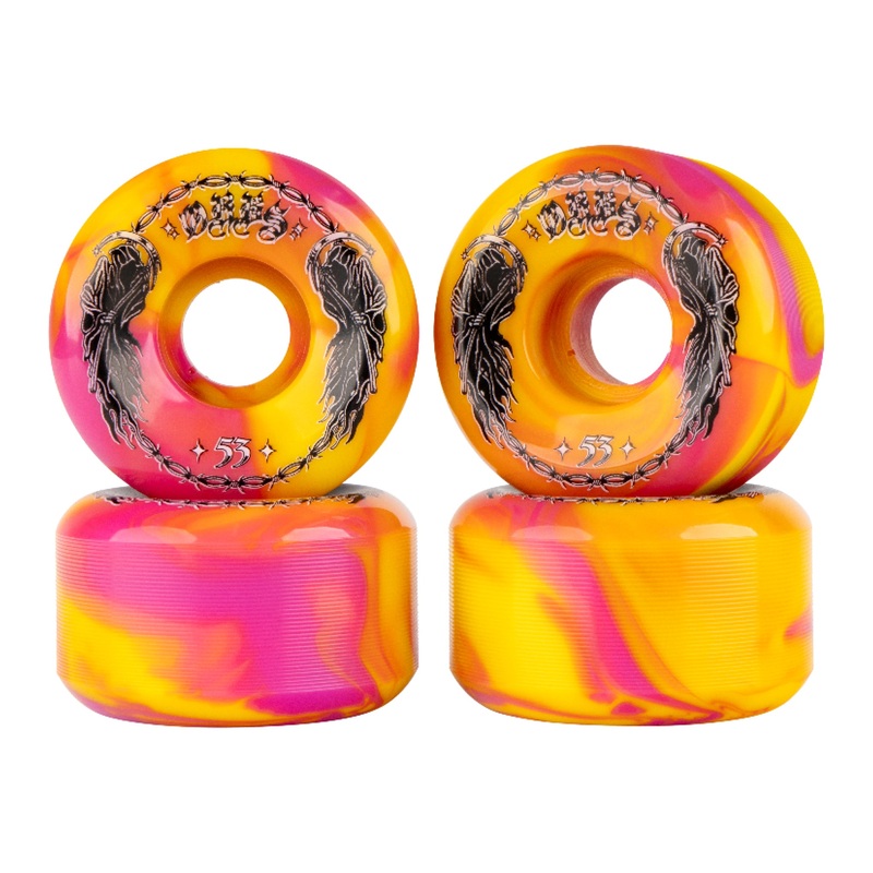 Orbs Specter Swirls – 53mm – Pink/Yellow