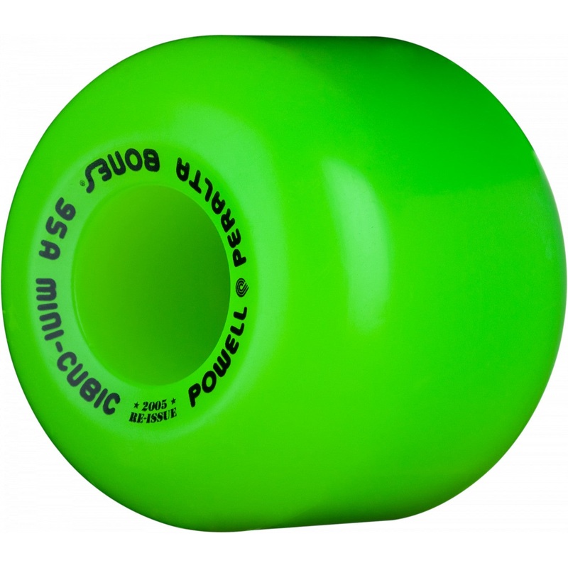 Powell Peralta Wheels Mini-Cubic 64mm 95a – Green (Set of 4)