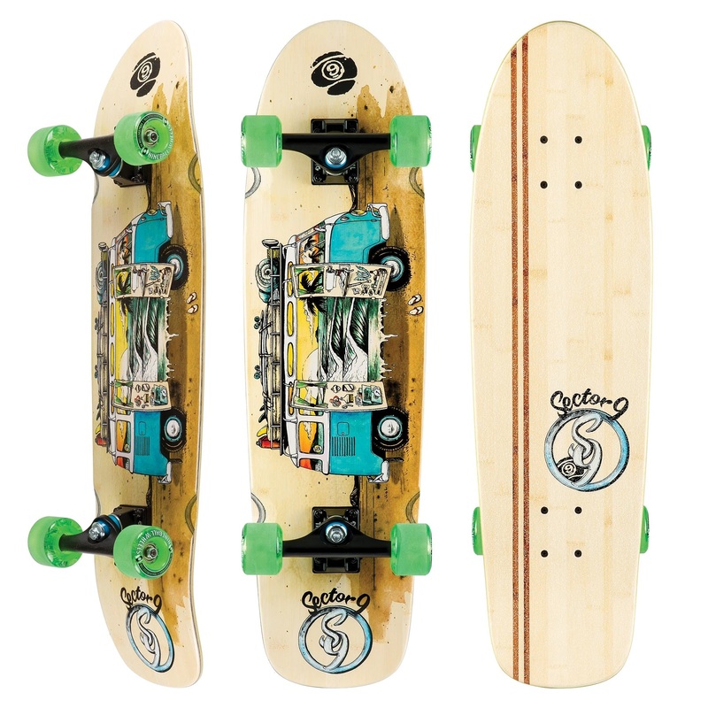 Sector 9 Bamboo Van Bamboozler Cruiser Complete – 8.62″
