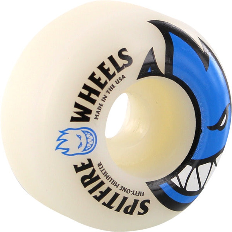 Spitfire Wheels Bighead 51mm 99a – White/Blue (Set of 4)