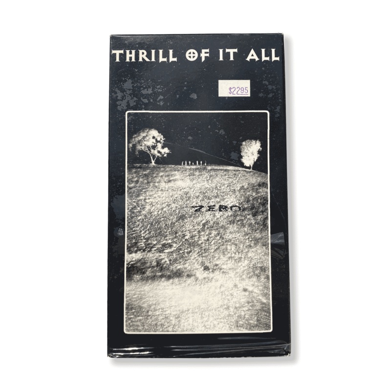Vintage Zero Skateboards “Thrill of It All” VHS Tape 1997