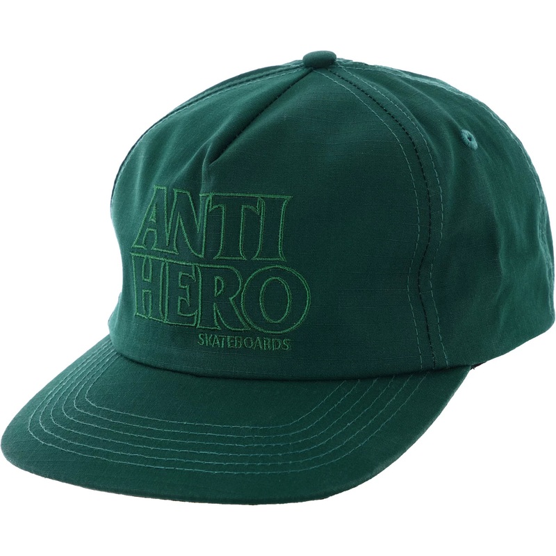 ANTIHERO BLACK HERO OUTLINE SNAPBACK GREEN