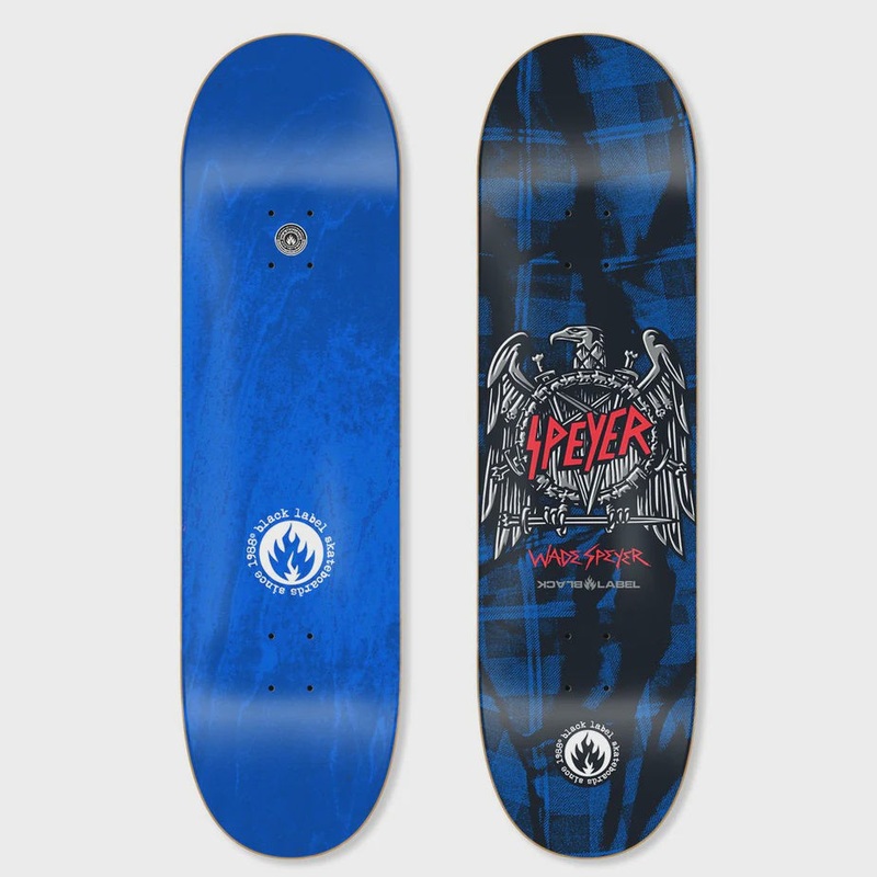 Black Label Speyer Eagle Plaid Deck 8.75″
