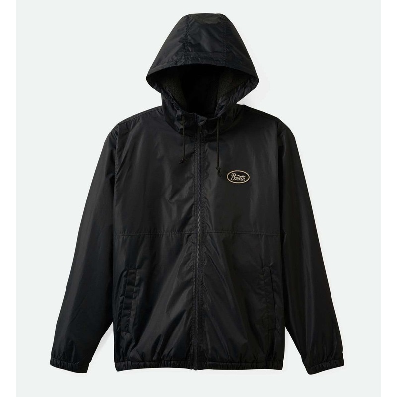 BRIXTON CLAXTON PARSONS LINED JACKET BLACK SMALL