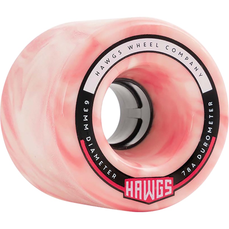 HAWGS FATTIE PINK/WHT 63mm 78A