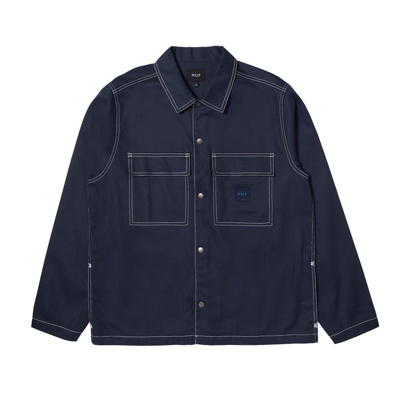 HUF Mason Shacket S Navy