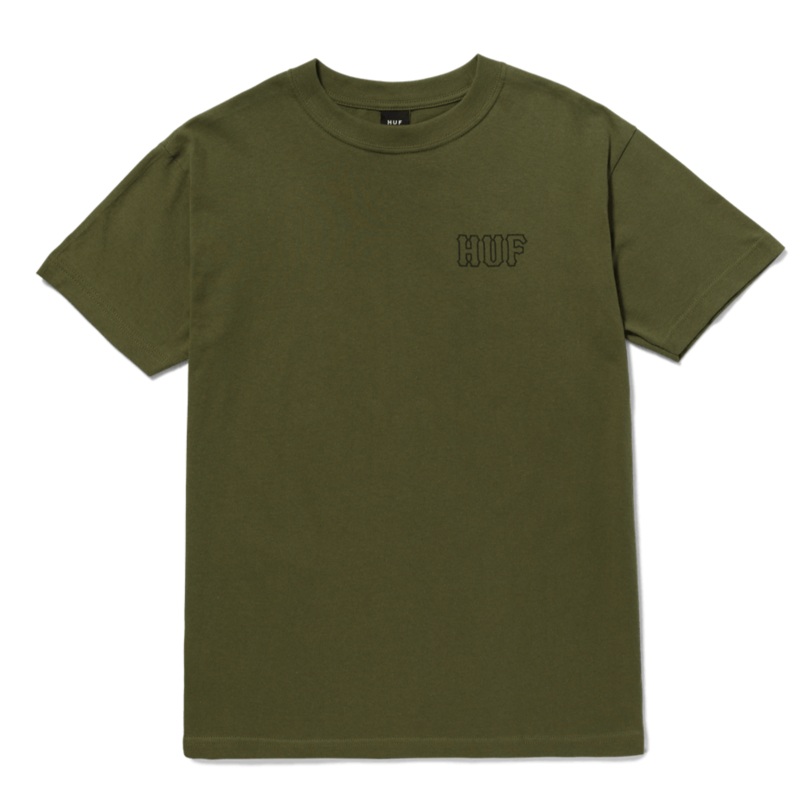 HUF SET H TEE OLIVE SMALL