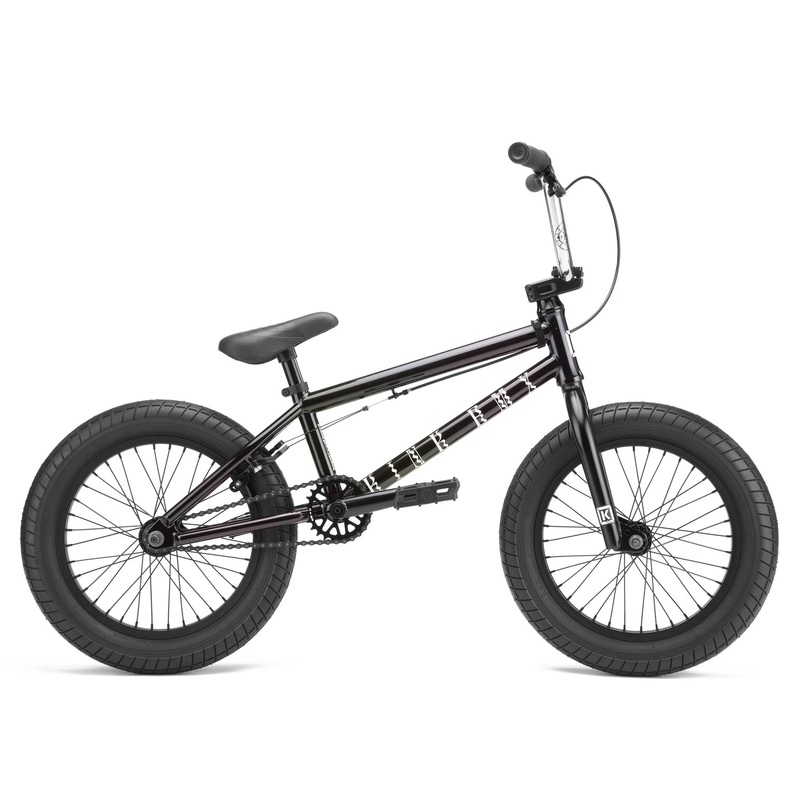 Kink 2022 Carve 16 Complete BMX Bike – Gloss Iridescent Black