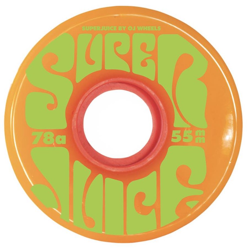 OJ WHEELS MINI SUPER JUICE ORANGE 78A (55MM) ORANGE
