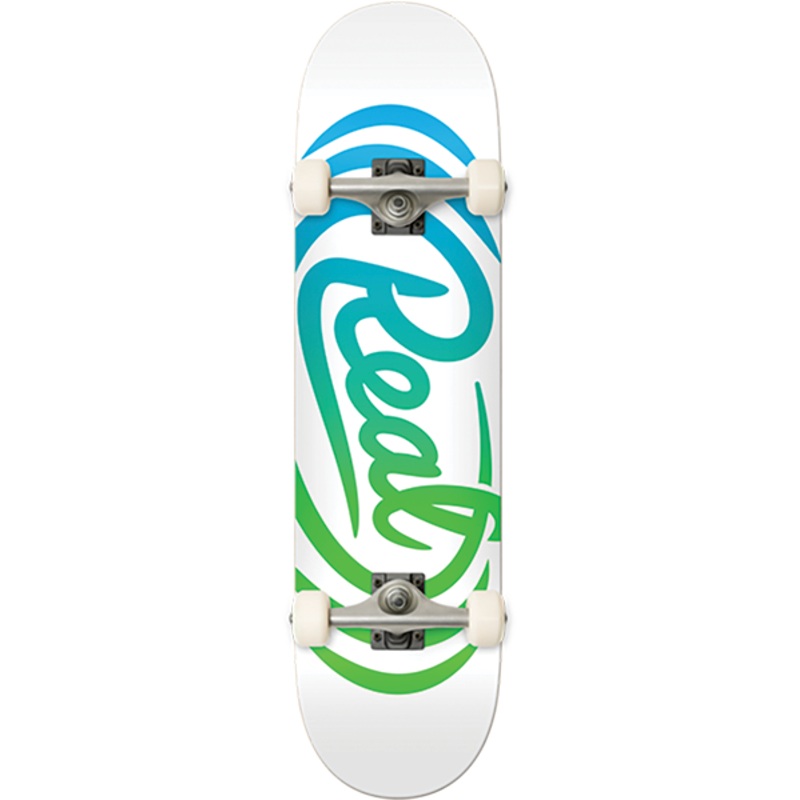 REAL SCRIPT OVAL COMPLETE 8.25″ WHITE