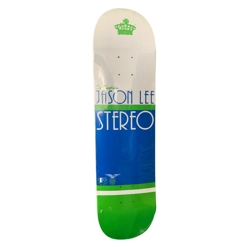 Stereo Jason Lee Co-Captain Blue/Green 8″ Classic Skateboard Deck