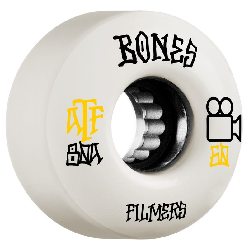 Bones ATF Filmers 60mm 80a Wheels – White (Set of 4)