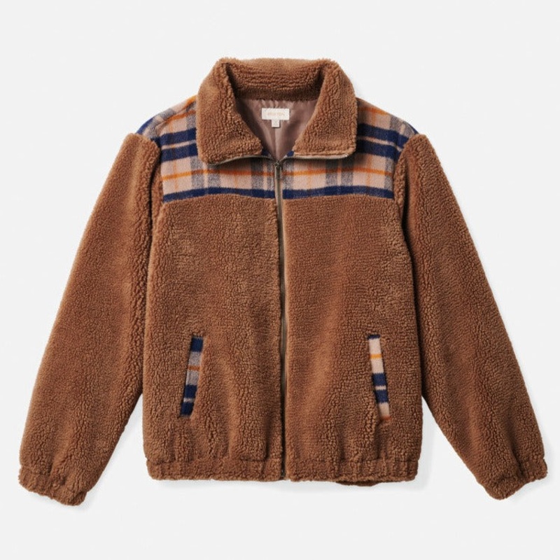 BRIXTON SHERIDAN JACKET PINE BARK SMALL