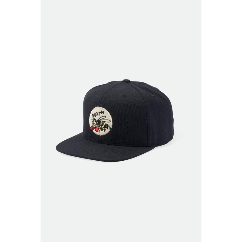 BRIXTON STINGER MP SNAPBACK BLACK