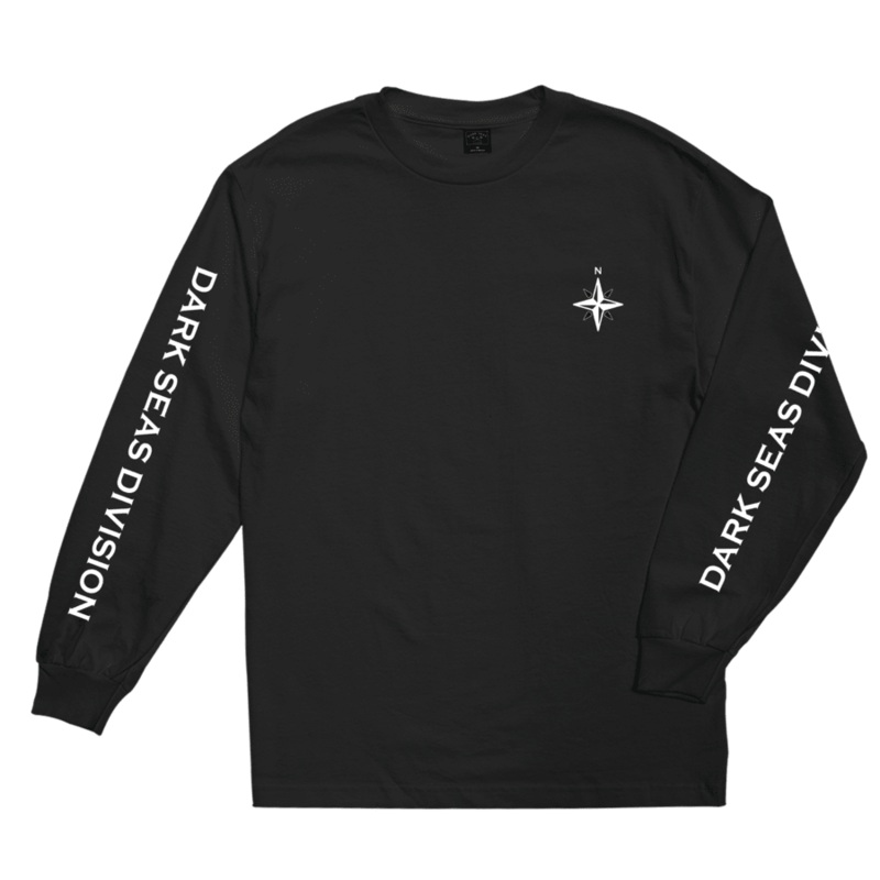 DARK SEAS SANTUARY LS TEE BLACK MEDIUM
