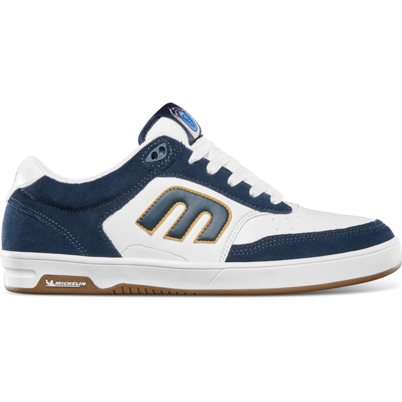 ETNIES THE AURELIEN MICHELIN WHITE/NAVY/GOLD 8