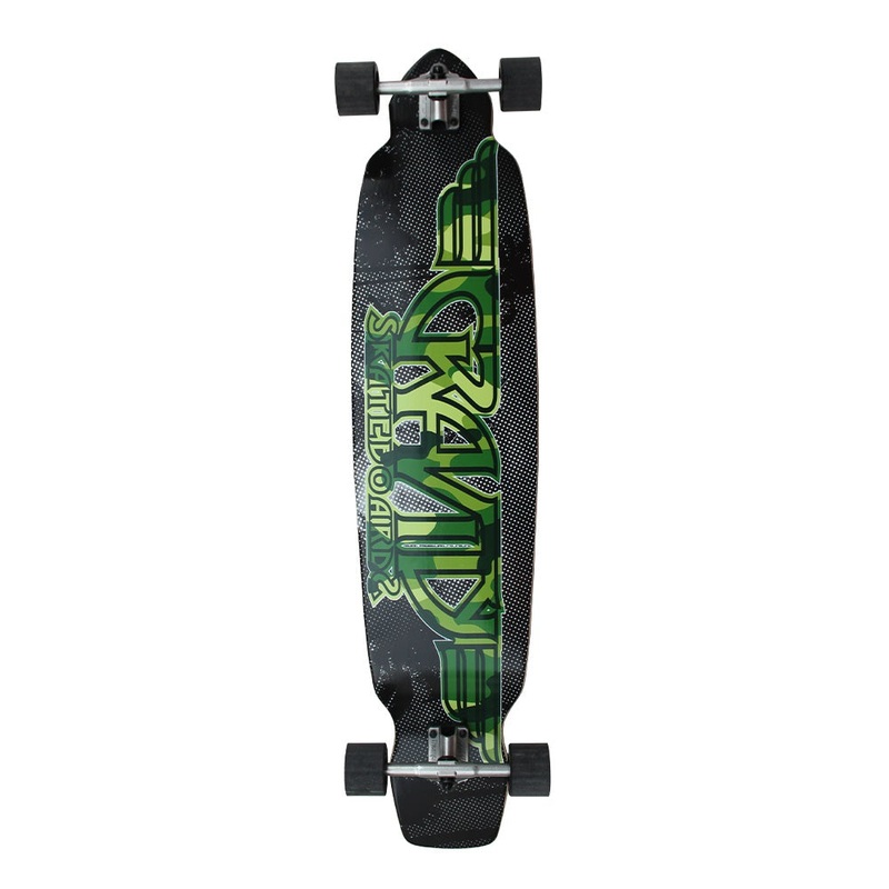 Gravity Big Kick Wings Logo Longboard Complete – 45