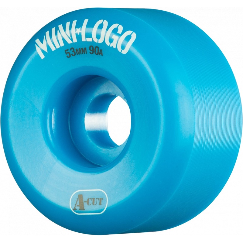Mini Logo Wheels A-Cut 53mm 90a – Blue (Set of 4)