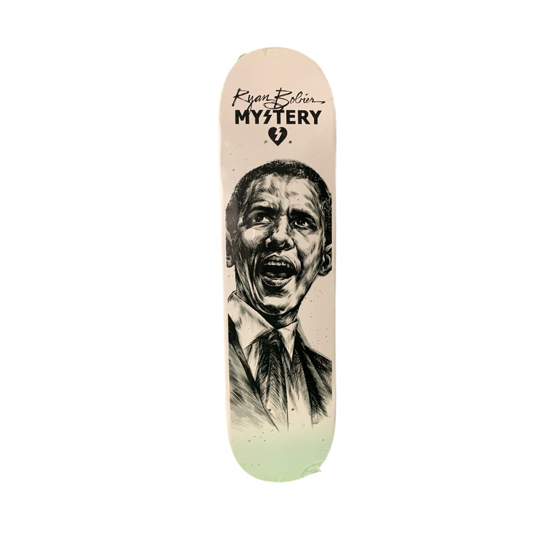 Mystery Ryan Bobier Obama Sketch 8″ Classic Skateboard Deck