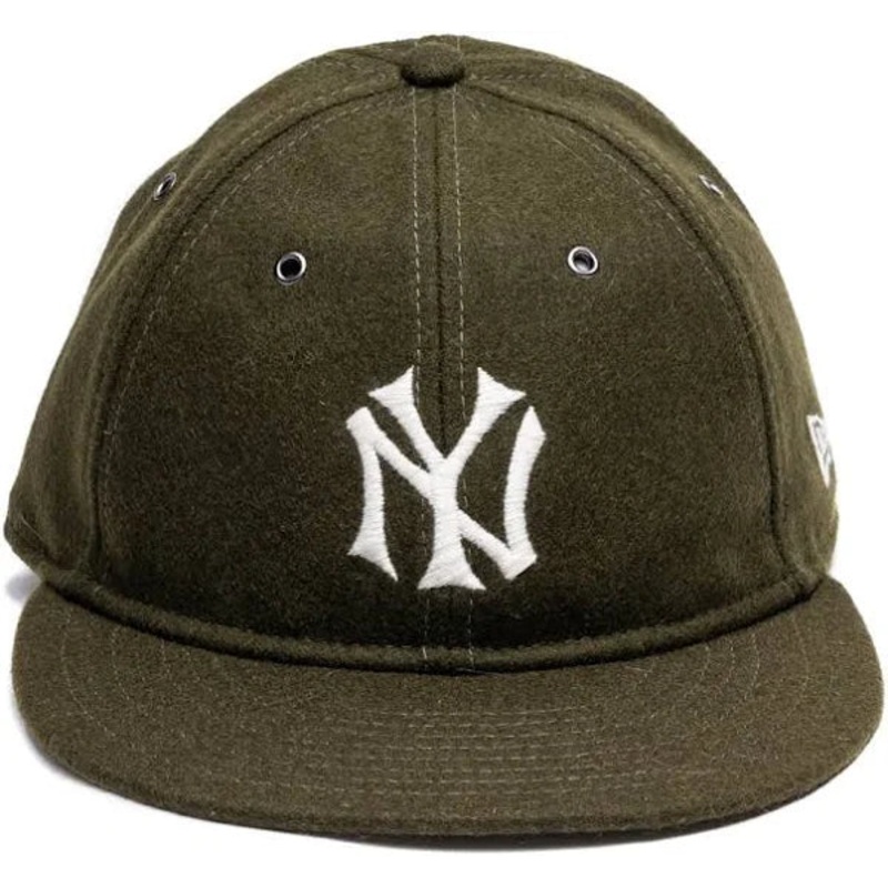 New Era New York Yankees Wool New Olive 5950 Retro Crown Fitted Hat 7-1/4