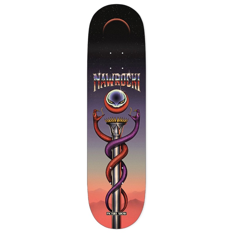 PICTURE SHOW DECK – NAWROCKI CADUCEUS (8.125″/8.25″/8.5″) 8.125″