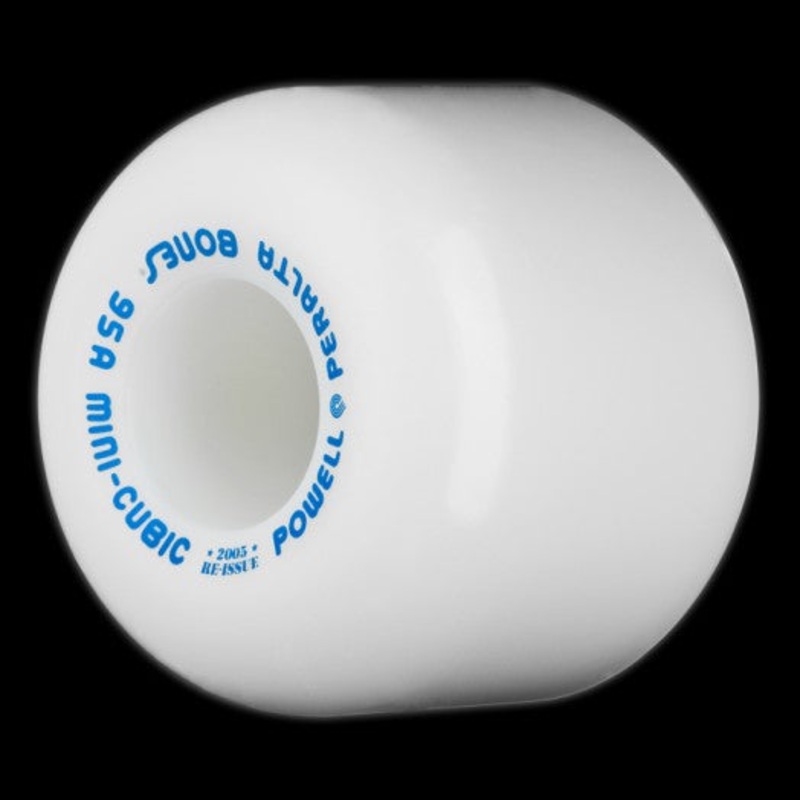 POWELL-PERALTA WHEELS – MINI CUBIC WHITE 95A (64MM) 64MM
