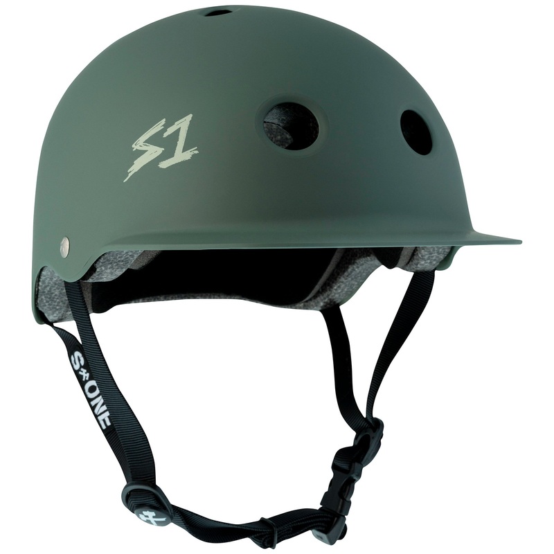 S1 Lifer Brim Helmet – Ambush Green Matte X-Small (20.5″) Green