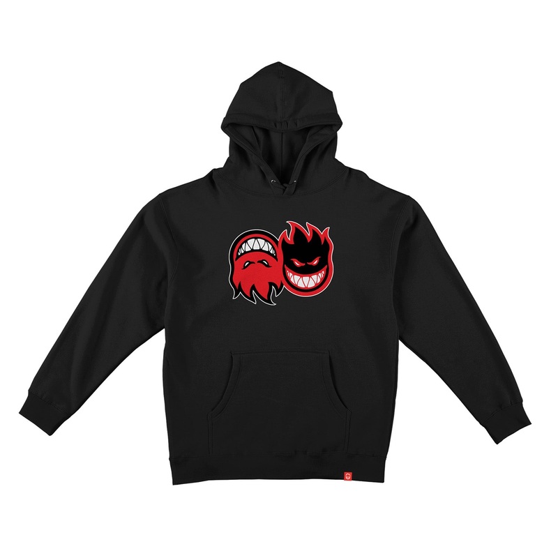 Spitfire Eternal Fill Hooded Sweatshirt S Black/Red/White