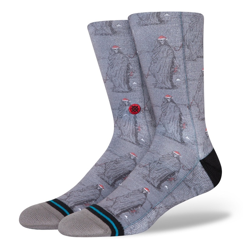 STANCE SOCKS HAPPY HOLIDEATH – GREY MED