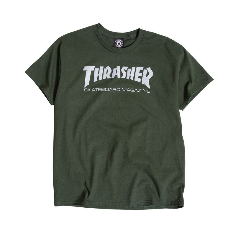 Thrasher Skate Mag T-Shirt S Forest Green/Grey
