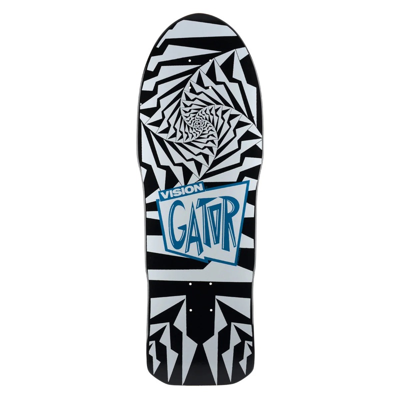 Vision Gator II Skateboard Deck – 10.25 Black/White