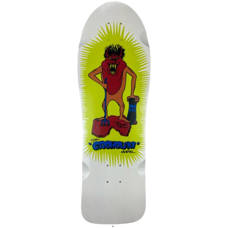 Vision Groholski Jersey Devil Deck – 9.5″ White Dip