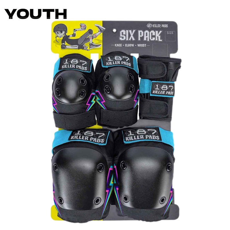 187 KILLER PADS JUNIOR SIX PACK ELECTRIC BOLT JUNIOR