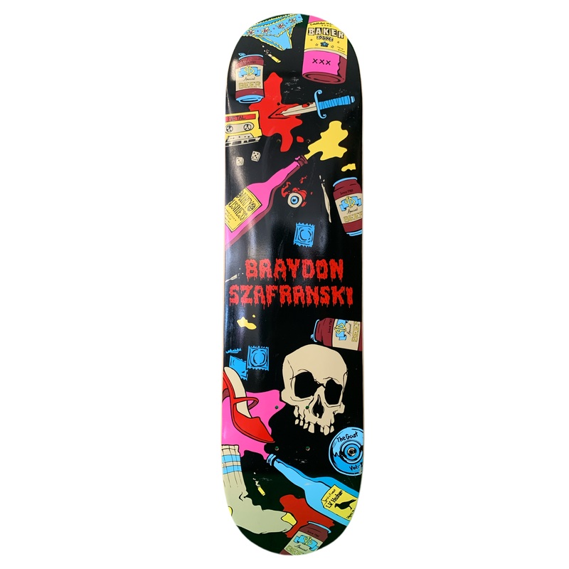 Baker Braydon Szafranski Vices 7.8″ Classic Skateboard Deck