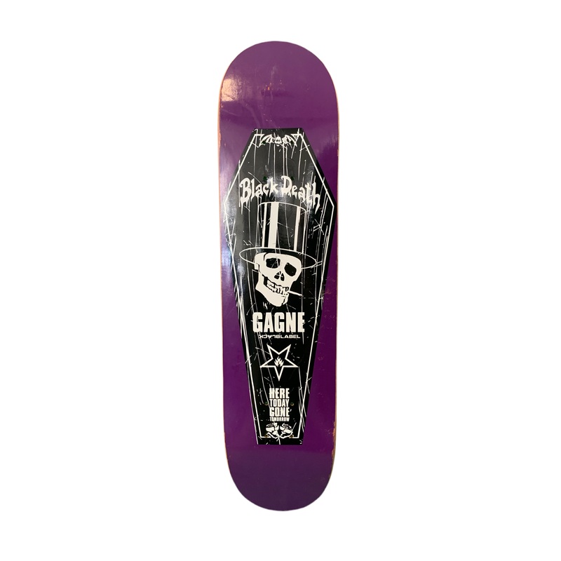 Black Label Gagne Black Death 7.5″ Classic Skateboard Deck