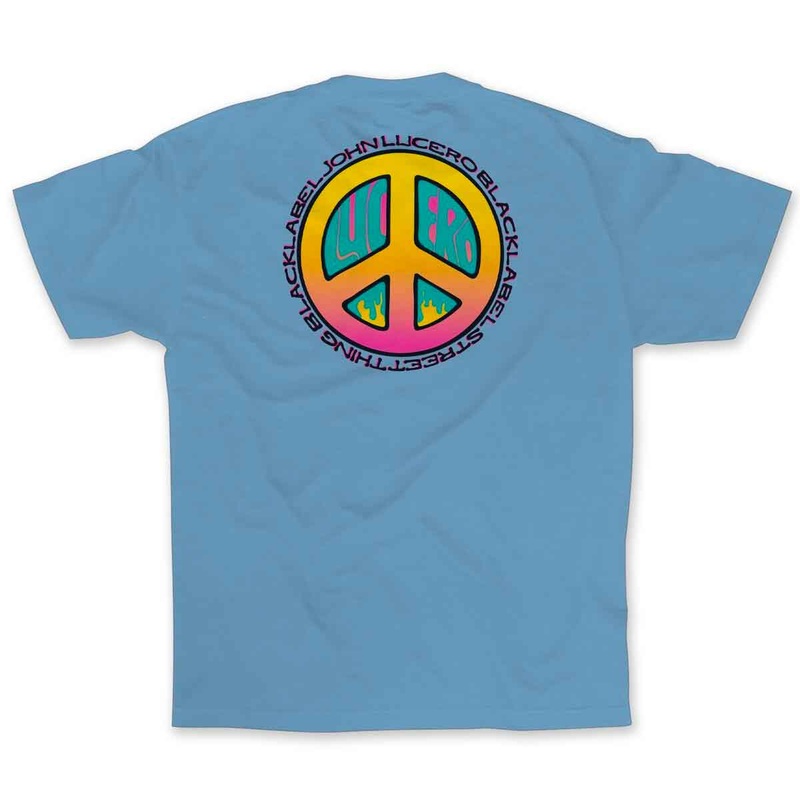 BLACK LABEL T-SHIRT STREET THING BABY BLUE LARGE