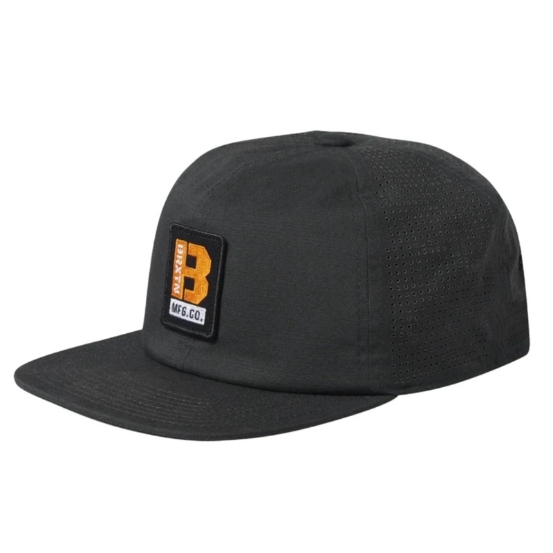BRIXTON BUILDERS COOLMAX SNAPBACK WASHED BLACK